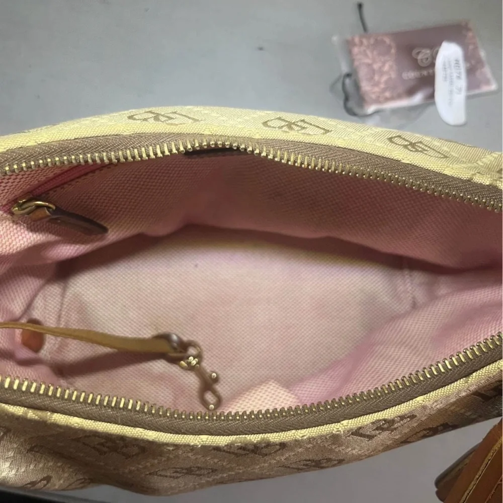 Brown Designer Monogram Shoulder Bag - Picture 2 of 2
